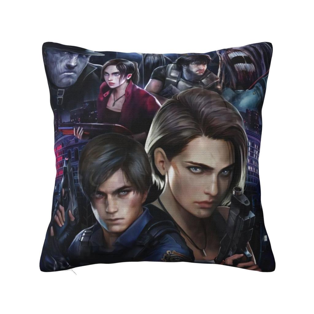 Pillow Case Leons Kennedy Video Game Residents Evils 4 Soft Pillow Cover Cute Funny Cushion Cover Custom Pillowcases For Sofa