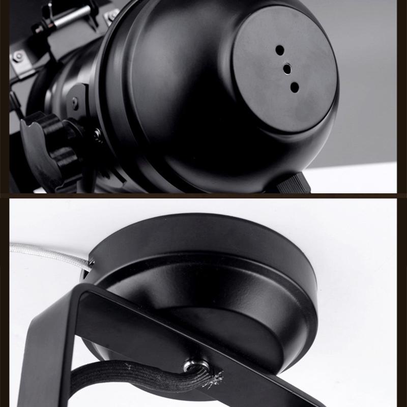 E27 Винтажная железная лампа, промышленный светильник, ретро-лампа, регулируемая 4-створчатая лампа для магазина одежды, кофе-бара, светильник в стиле лофт