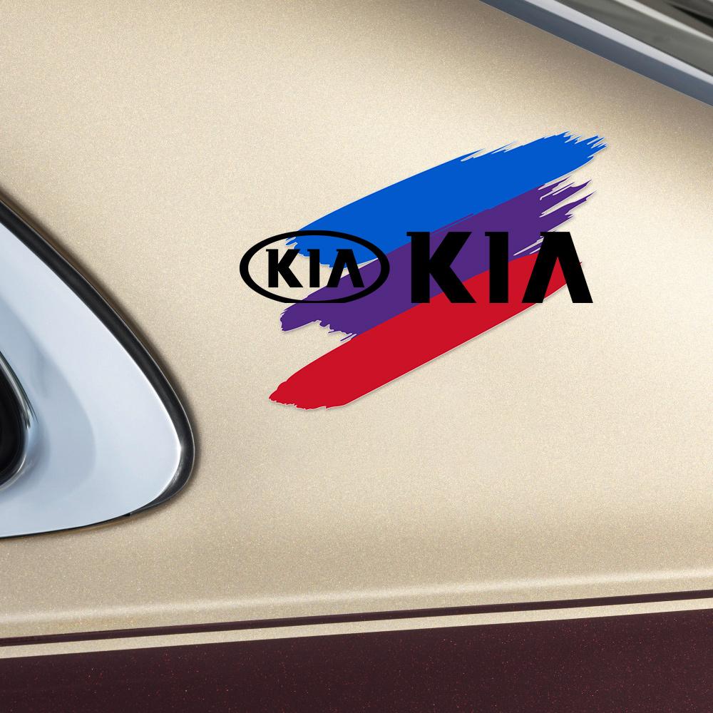 Car Side Body Fender Badge Trunk Decoration Stickers For KIA Sportage Ceed Sorento Cerato Optima Picanto Rio Soul K5 K3 K2 KX1 WB9