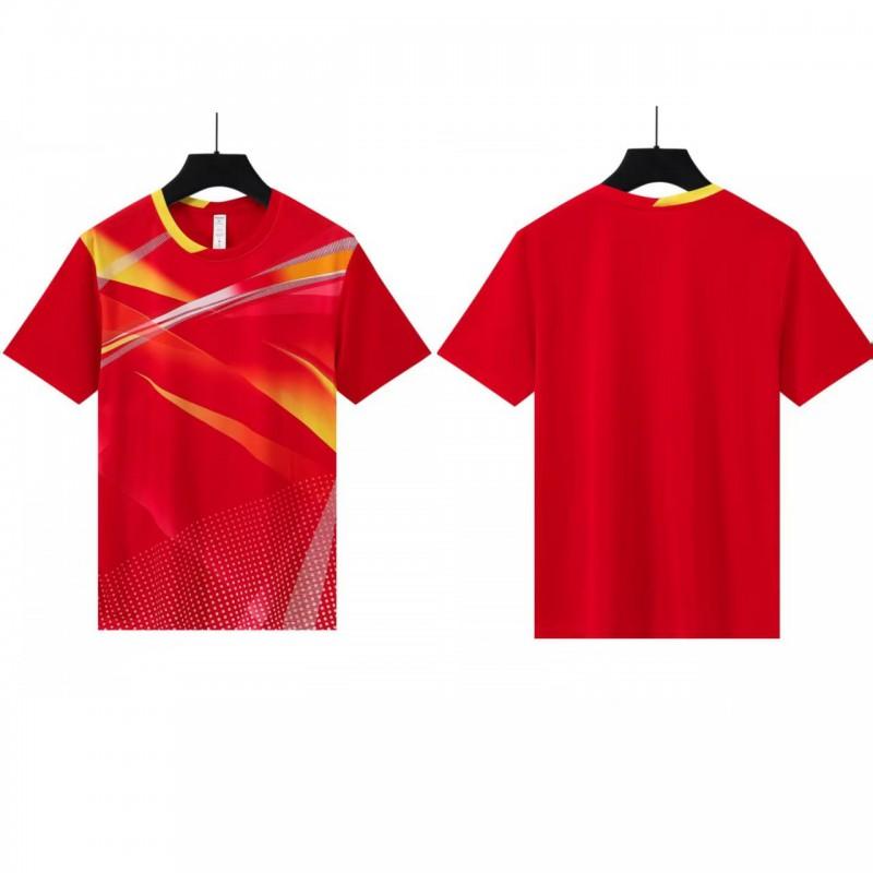 Quick-Dry Badminton Shirt Men Women Lightweight Sport T-Shirt Breathable Athletic Top Training Wear
