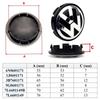 HLSRM1 4pcs 55mm 56mm 65mm 70mm Car Wheel Center Hub Caps Cover for VW Volkswagen Golf Polo Passat Touran CC B5 B6 B7 Jetta accessories