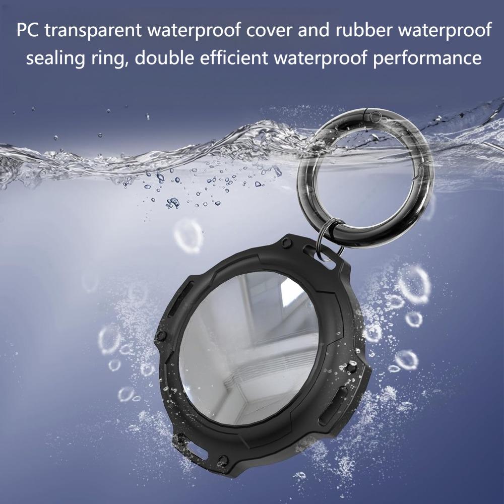 For Airtag Armor Case Protective Shockproof Rugged Skin Cover Air Tag Holder Airtags Accessories Anti-Lost Keychain Key Ring Bag