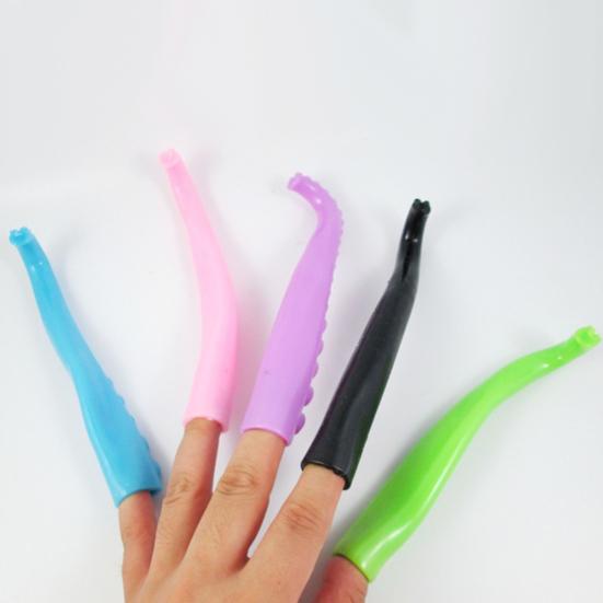 Kids Plastic Mini Finger Tentacle Octopus Prank Toy Cosplay Party Supplies Prop