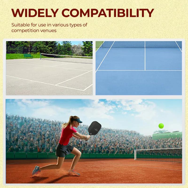 Pickleball 74MM прочный 26/40 отверстий для использования в помещении/на открытом воздухе 2/4/6 шт Pickleballs для развлечений Pickleball упаковки Pickleballs