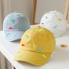 Street Style Unisex Baseball Hat With Long Brim For Kids Spring Autumn