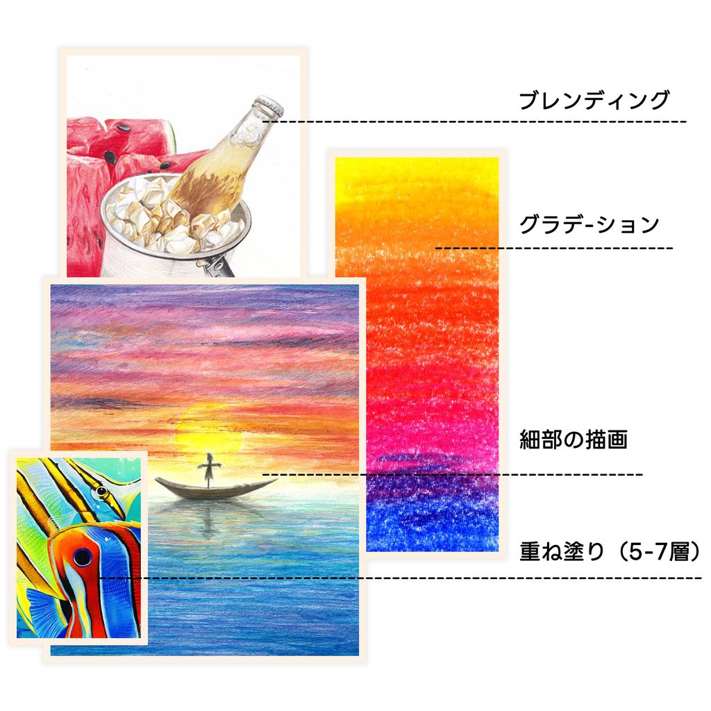 Marco Взрослые Раскраски 48 Хороших мм Толстые Твердые для Большой Области Насыщенные Легкие для Профессионалов Железо Роскошные Цвета Карандаши, Цвета, На масляной основе, Раскрашивание,