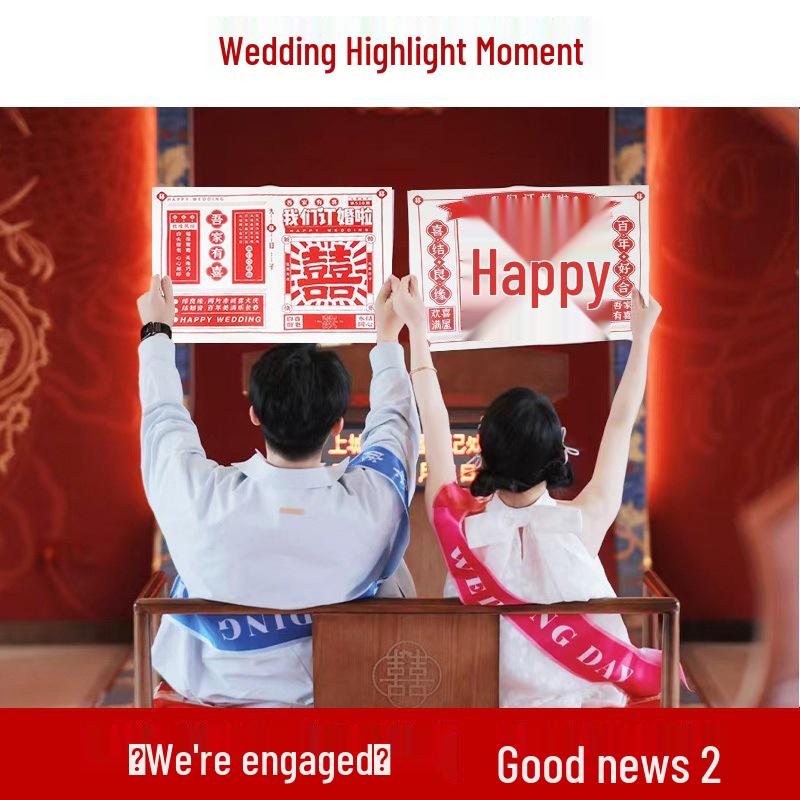Creative Wedding Guessing Game Cards and Props for Groomsmen, Groom, and Bride