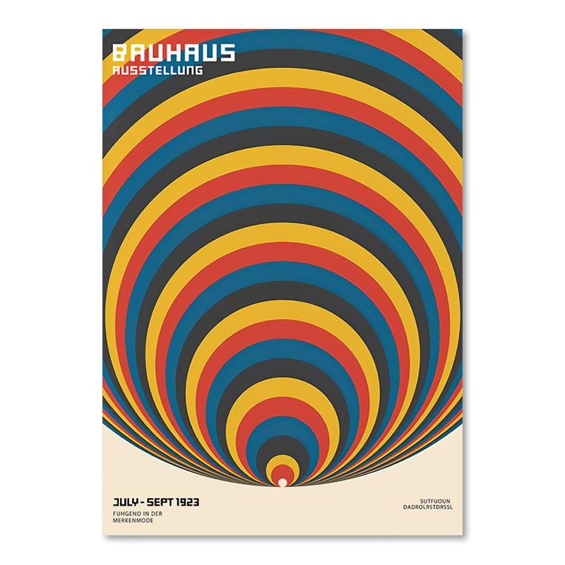 Абстрактные геометрические линии Баухауза, постеры и принты, скандинавская Япония, настенная живопись на холсте, современные картины для декора гостиной