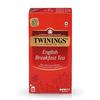 Чай Twinings English Breakfast, 25 Пакетиков, Премиальный Черный Чай, Английская Классическая Коллекция, Средняя Крепость, Насыщенный Вкус, 50 г