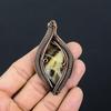 Lovely Septarian Gemstone Pure Copper Wire Wrapped Handmade Pendant Jewelry For Gift