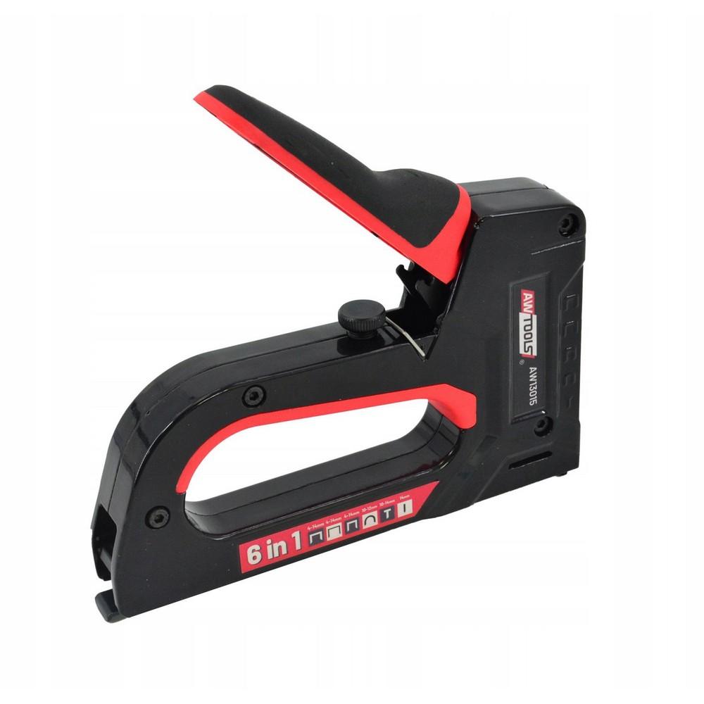 AW Tools 6-In-1 Heavy Duty Staple Gun