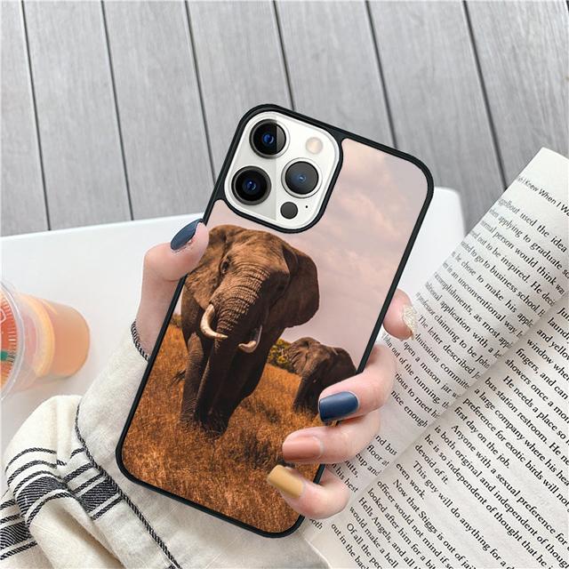 Чехол для телефона «Любовь слона, нежность, природа» для iPhone 17 Air 15 16 Pro Max 14 13 12 11 Pro Max Plus Coque Shell