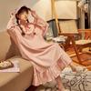 Pajama Dress Women's New Spring and Autumn Princess Style Pure Cotton Long-sleeved Pajama Dress Pajamas Home Wear