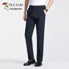 Мужские брюки в стиле business casual прямого кроя