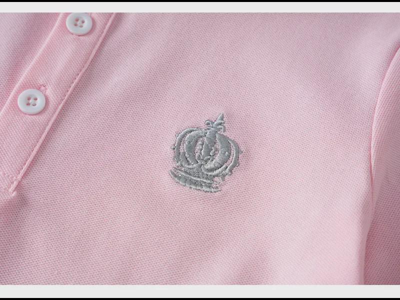 Летняя детская хлопковая рубашка-поло с коротким рукавом 2023 г. — школьная форма в корейском стиле