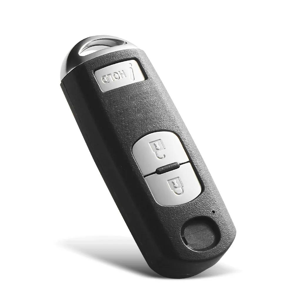 KEYYOU Fob 2/3/4 Buttons Smart Car Key Shell Case For Mazda 3 5 6 CX-5 CX-7 CX-9 MX-5 Miata RX-8 2006-2018