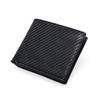 Men's RFID Blocking Wallet Leather Carbon Fiber Slim Bifold Wallet ID Credit Card Holder Pocket Purse