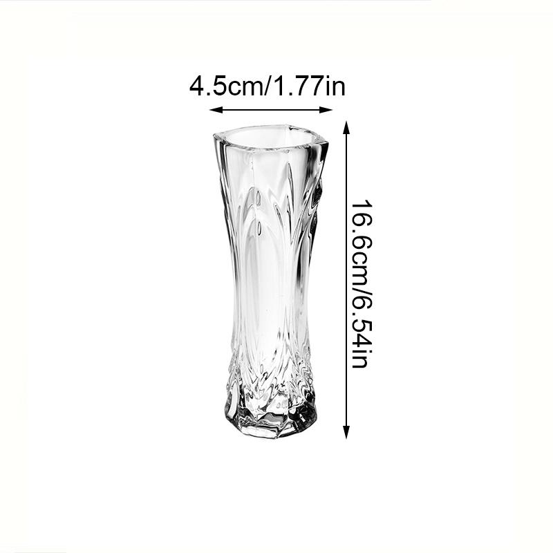 1шт пластиковая ваза для цветов имитация хрустальной вазы акриловая маленькая ваза для домашнего рабочего стола украшение ваза