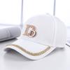 Fashion Diamond D Letter Baseball Cap For Women Snapback Summer Outdoor Sun Protection Hat Autumn Casual Ladies Caps