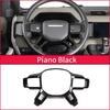 For Land Rover Defender 90 110 L663 2020-2024 ABS Carbon Steering Wheel Frame Cover Modification Decorative Trim Accessories NG4