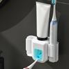 Пылезащитный держатель для зубных щеток настенный выдавливатель зубной пасты новые аксессуары для ванной комнаты