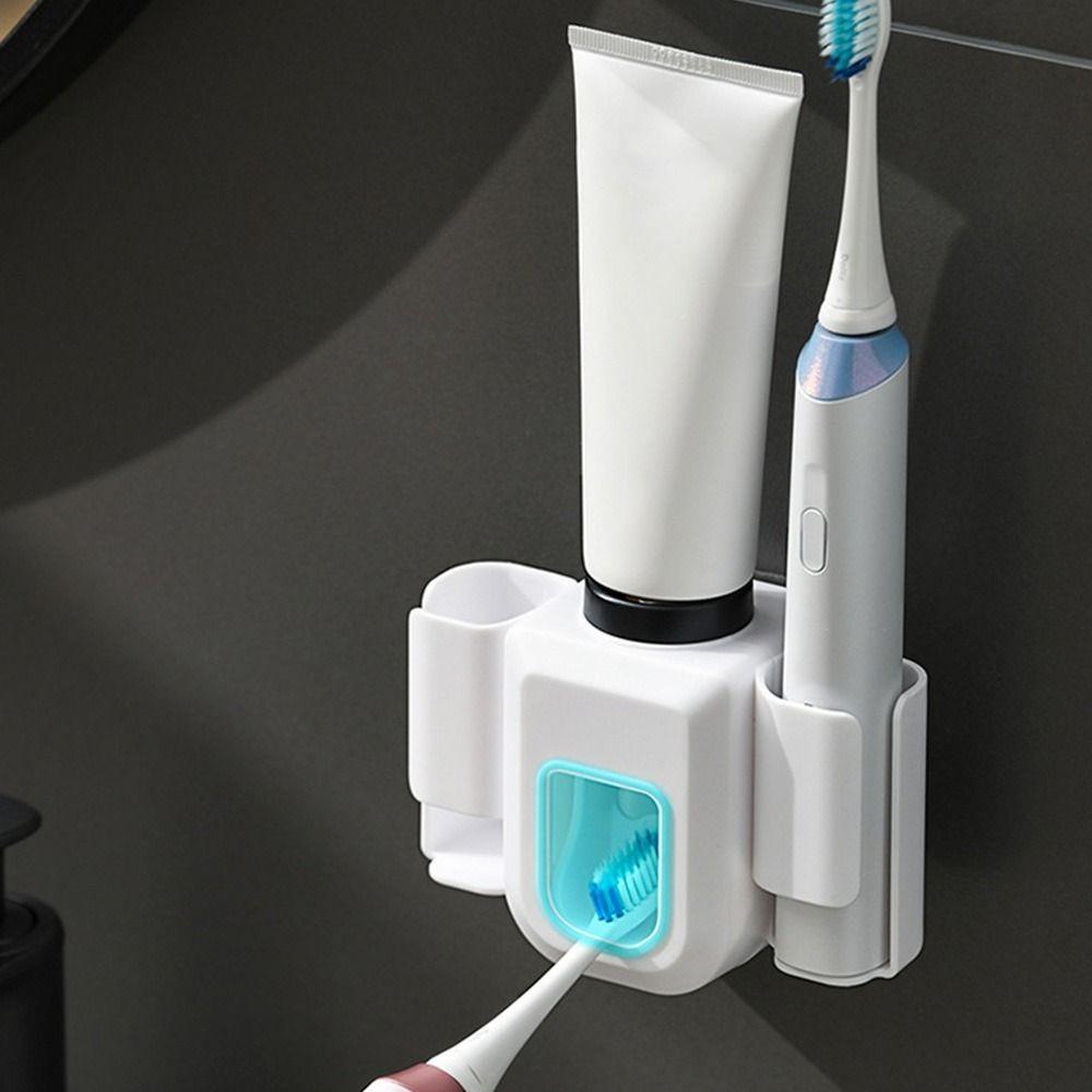 Пылезащитный держатель для зубных щеток настенный выдавливатель зубной пасты новые аксессуары для ванной комнаты