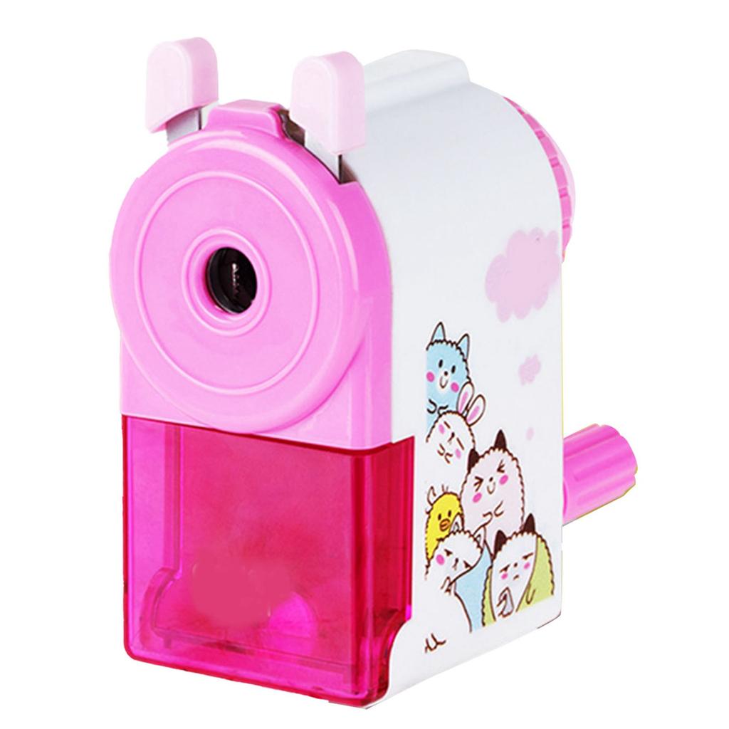 Rotating Pencil ener Cute Portable Efficient Hand Crank Manual Pencil ener for Students