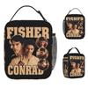 Сумка-ланчбокс Conrad Fisher для женщин Графический ланч-бокс Веселый офисный сумка-холодильник Портативный термоизолированный Оксфордский термальный ланч-бокс