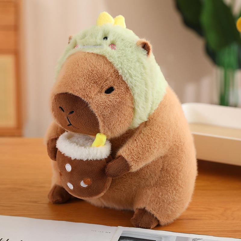 Sitting Capybara Doll Capibara Doll Capybara Doll Capybara Sleeping Pillow Plush Pillow Gift