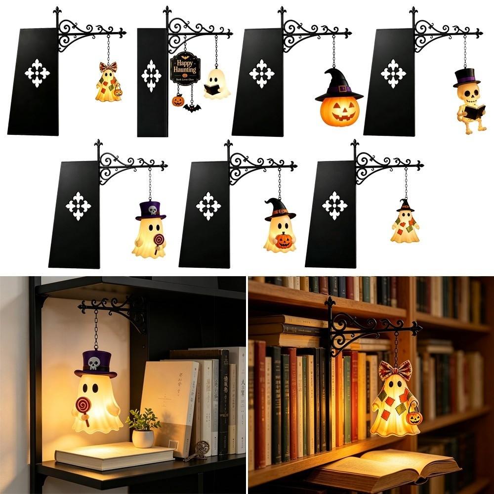 Metal Book Nook Decor Mini Size Mini Bookshelf Light Creative Bookshelf LED Lamp Book Lover Gifts