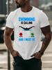 Swimming Is Calling And I Must Go Print Unisexs T Shirt Funny Swimmer Athlete Short Sleeve Crew Neck Cotton Casual Daily Tee