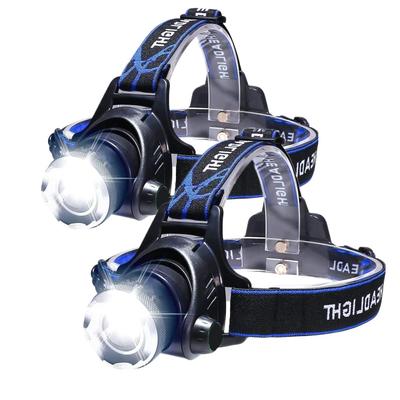 Digital Land Максимальная дальность облучения 200 м Мощное излучение Срок службы Водонепроницаемый светодиодный зум-фара 2 шт. DL-YU240 BK/BL