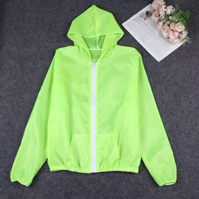 Летняя солнцезащитная одежда из ледяного шелка, женская однотонная ультратонкая дышащая быстросохнущая уличная мужская водонепроницаемая куртка с капюшоном