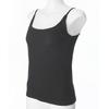 [Peach John] [With Cup] Non-wire Volume Up Cotton Blend Wakitaka Cover Armpit Meat Labelless][PJ BASIC] Cotton Mix Rib Bra Cami Bra Top Black M