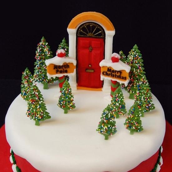 Форма для торта антипригарная без запаха силиконовая новогодняя елка DIY форма для украшения торта для кухни выпечки