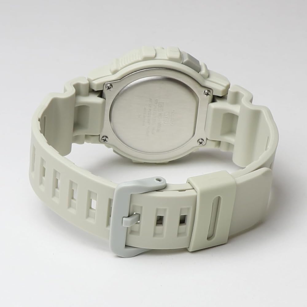 Casio WS-1400H Square Digital Sports Watch with Lap Memory 60 for Running and Jogging Sand Color