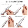Nail Drill Machine Kit Electric Nail Drill Polish Kit 35000RPM Nail Drill Pen Nail File Manicure