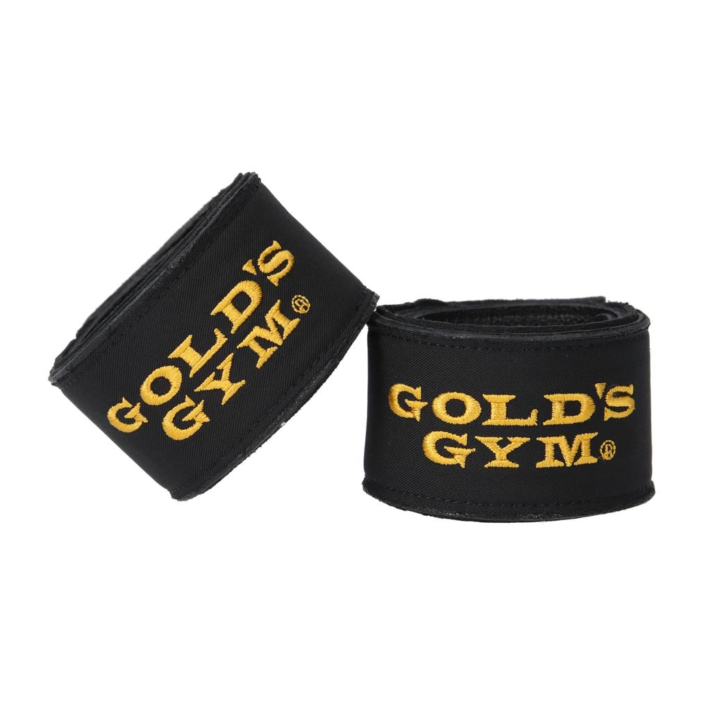 GYM Leather Wrist Strap G3550 Beginners To Improves Grip Strength and Targets Targeted Training for Lat and Seated Rowing Gym Preferred by Gym GOLD'S
