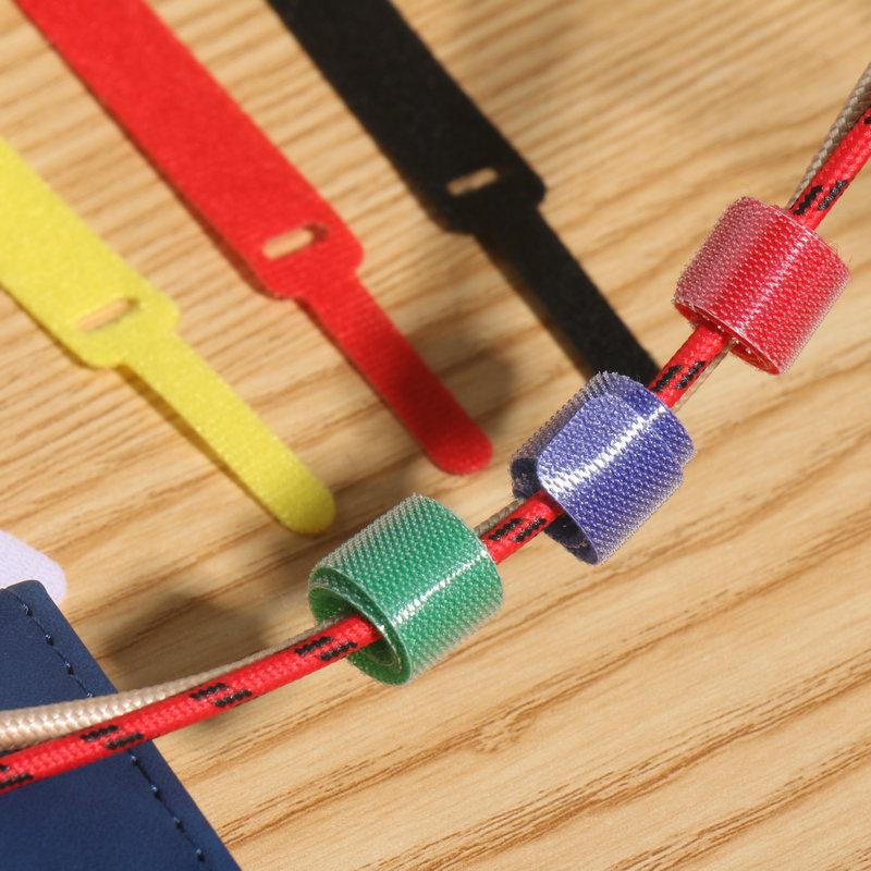 Многоразовые кабельные стяжки Многоцелевые прокладки кабелей Кабельные стяжки Проволочные стяжки Регулируемый крепежный шнур Органайзер Кабельный органайзер для дома и офиса