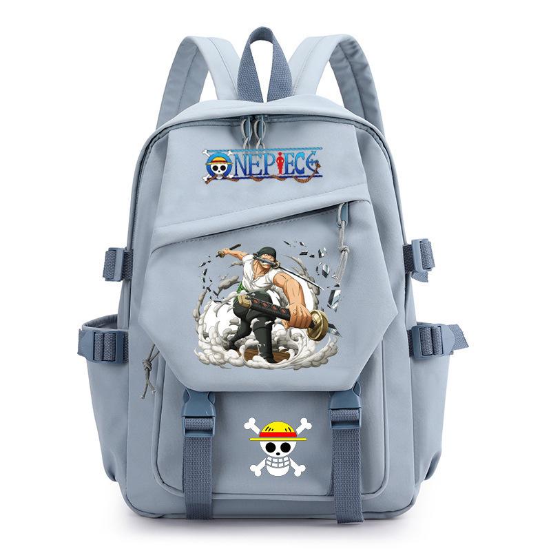 Anime peripheral ONE PIECE Luffy schoolbag Japanese retro backpack junior high school backpack computer bag