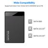 Корпус для 2,5-дюймовых жестких дисков USB 3.0, корпус для SSD, коробка для жесткого диска, сменный корпус для аксессуаров ПК и ноутбука