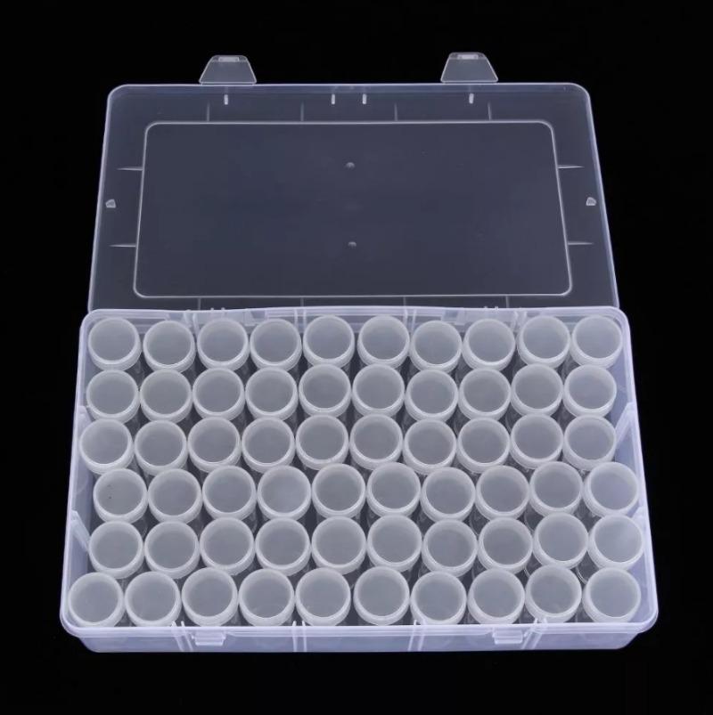 24/60 сетка Алмазная картина дрель бутылки для хранения бисера DIY аксессуары для декоративных картин для дома