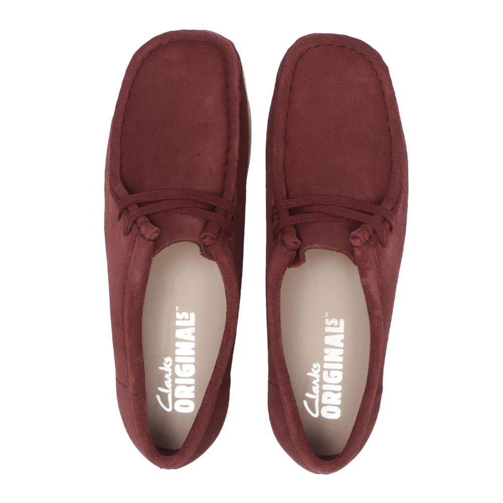 ClarkS W S Wallabee. 26179317 Глубокий Красный Sde