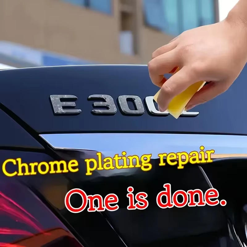 Паста для полировки и восстановления хрома автомобиля - Полироль для металла для дверных ручек, оконных молдингов - Удаляет ржавчину, водяные пятна и окисление