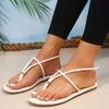 Женские сандалии Новые летние модные туфли для женщин Пляжные тапочки на плоской подошве Роскошные дизайнерские сандалии Шлепанцы Женские Zapatos De Mujer