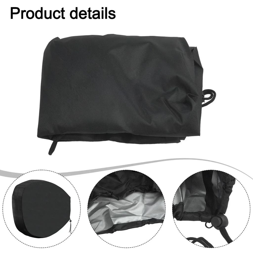 Wall Mount Retractable Hose Reel Cover with Oxford Fabric and Protective Urethane Coating for Outdoor Garden Use