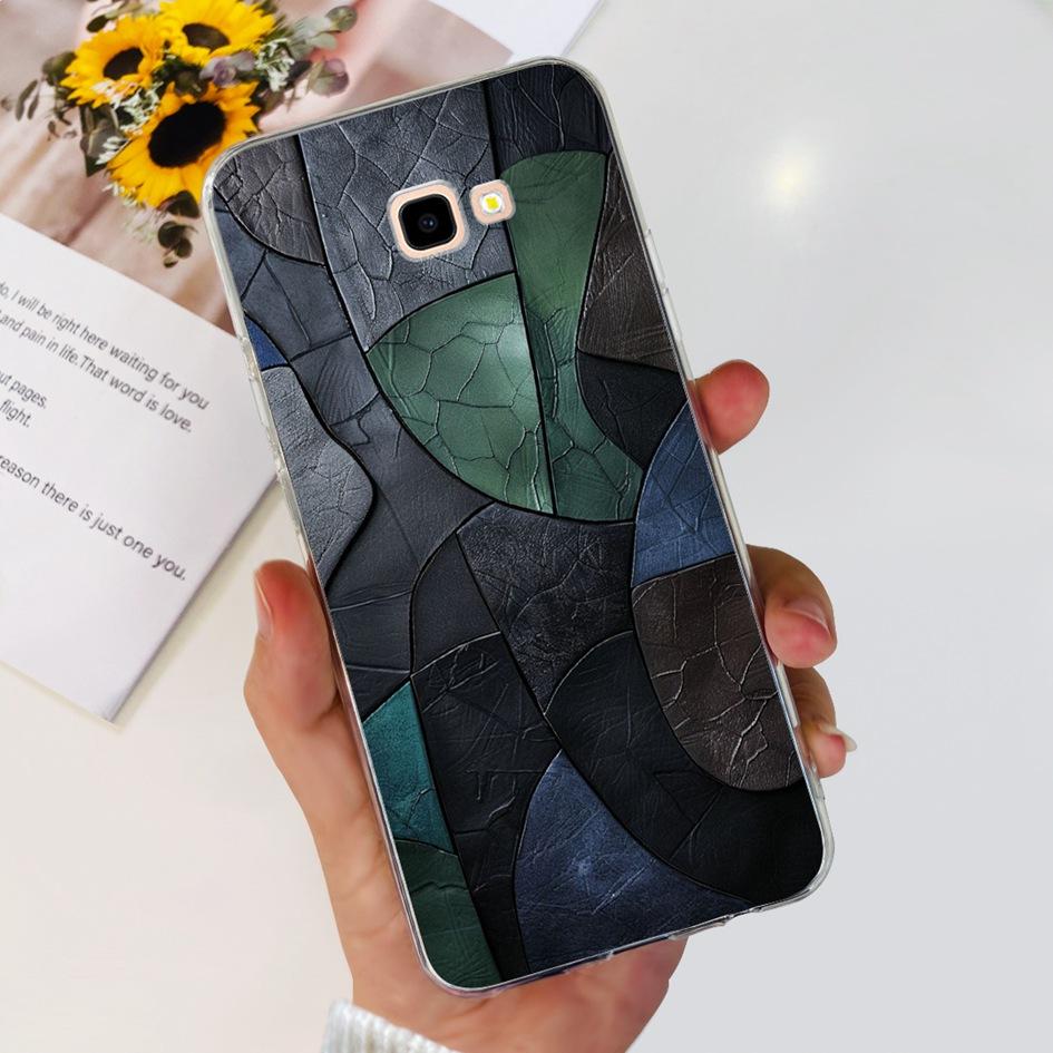 Для Samsung J4 Plus Чехол J415 SM-J415F Силиконовый Чехол Популярный Цветок Прозрачный ТПУ Мягкий Бампер Для Samsung Galaxy J4 2018 J4+ Чехлы