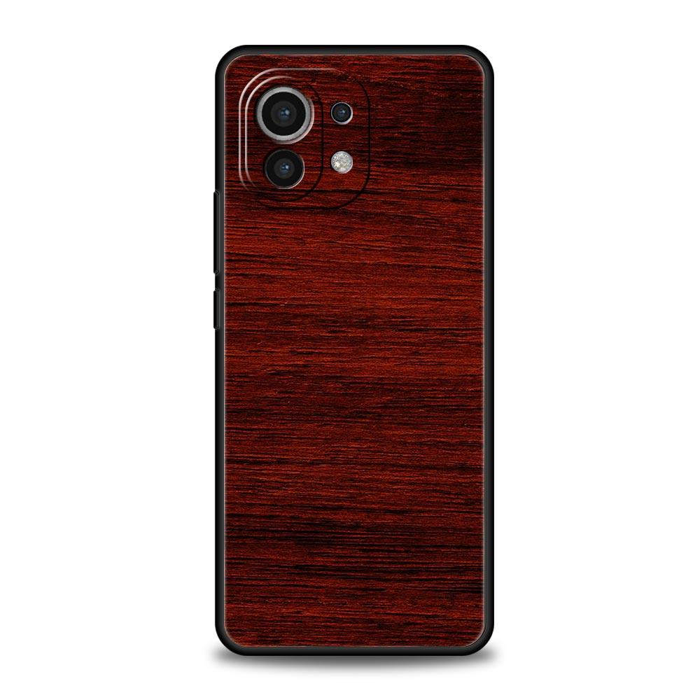 Резная деревянная чехол-накладка для телефона для Xiaomi Poco X3 NFC M3 M4 F4 X4 Pro 5G F3 GT Mi 12 11T 10 9T 10T Lite 11 Ultra Силиконовый Черный Чехол