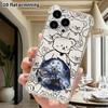 Phone case: 2D flat, suitable for iPhone 18 17 16 15 14 13 Pro, transparent corner protection case, Moonlight Warrior, Christmas and Halloween gifts