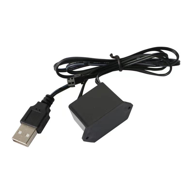 DC 12V Неоновый EL Провод Питание Драйвер USB Контроллер для 1-10M Светодиодный EL Провод Световой Инвертор Блок Питания Адаптер Гибкий Неоновый Провод Драйвер
